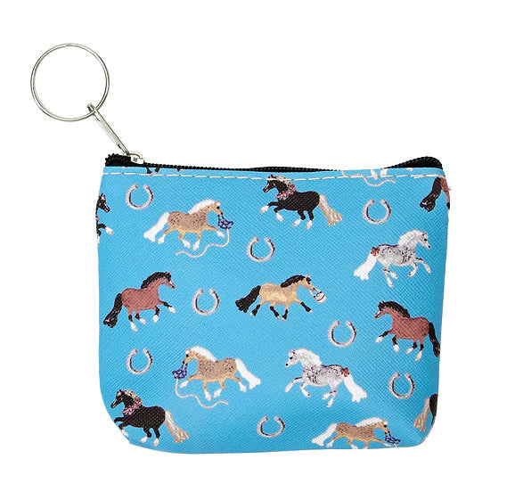 AWST Int'l "Lila" Pony Puff Coin Purses (Multiple Colors Available)