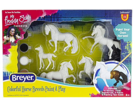 Breyer Colorful Horse Breeds Paint and Play