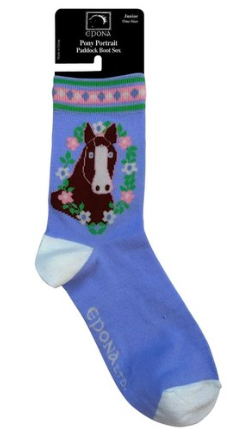 Pony Portrait Paddock Boot Socks (Multiple Colors Available)