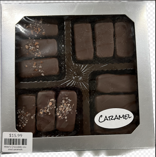 Miller's Chocolate covered caramels