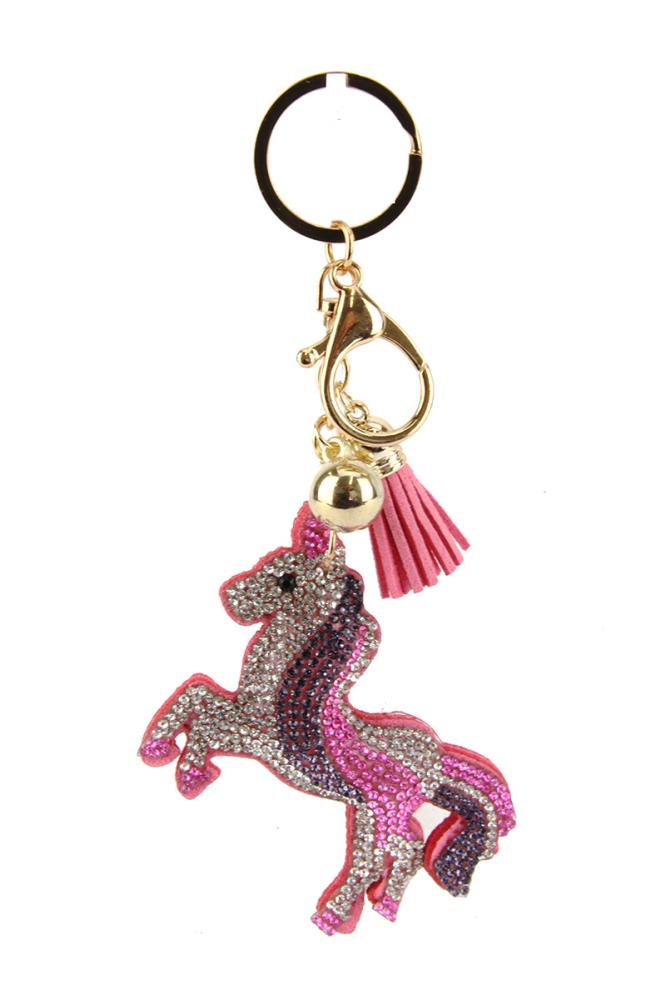 RHINESTONE KEY CHAIN