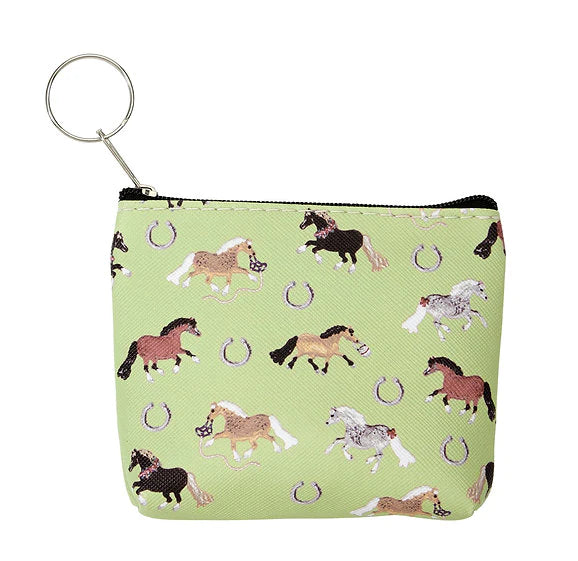 AWST Int'l "Lila" Pony Puff Coin Purses (Multiple Colors Available)