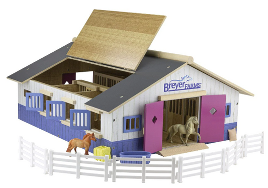 Breyer Farms™ Deluxe Wood Stable Playset