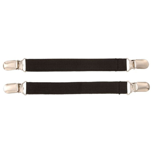 ELASTIC CLIP BELT- Pant Cinch Clip Belt- Black White Kids Belt