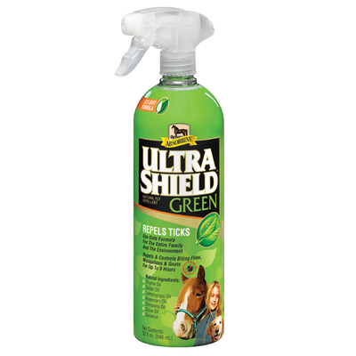 Absorbine Ultrashield Nat Fly Repel-Green 32 OZ