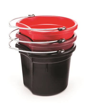 K & D Equestrian Platinum Bucket Deluxe Flat Back (20qt)