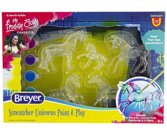 Breyer Suncatcher Unicorns Paint and Play