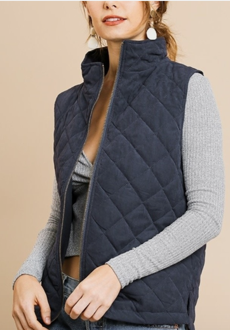 Wichita Riding Academy embroidered quilted Vest PLUS SIZE